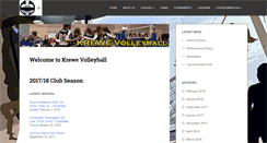 Desktop Screenshot of krewevolleyball.com